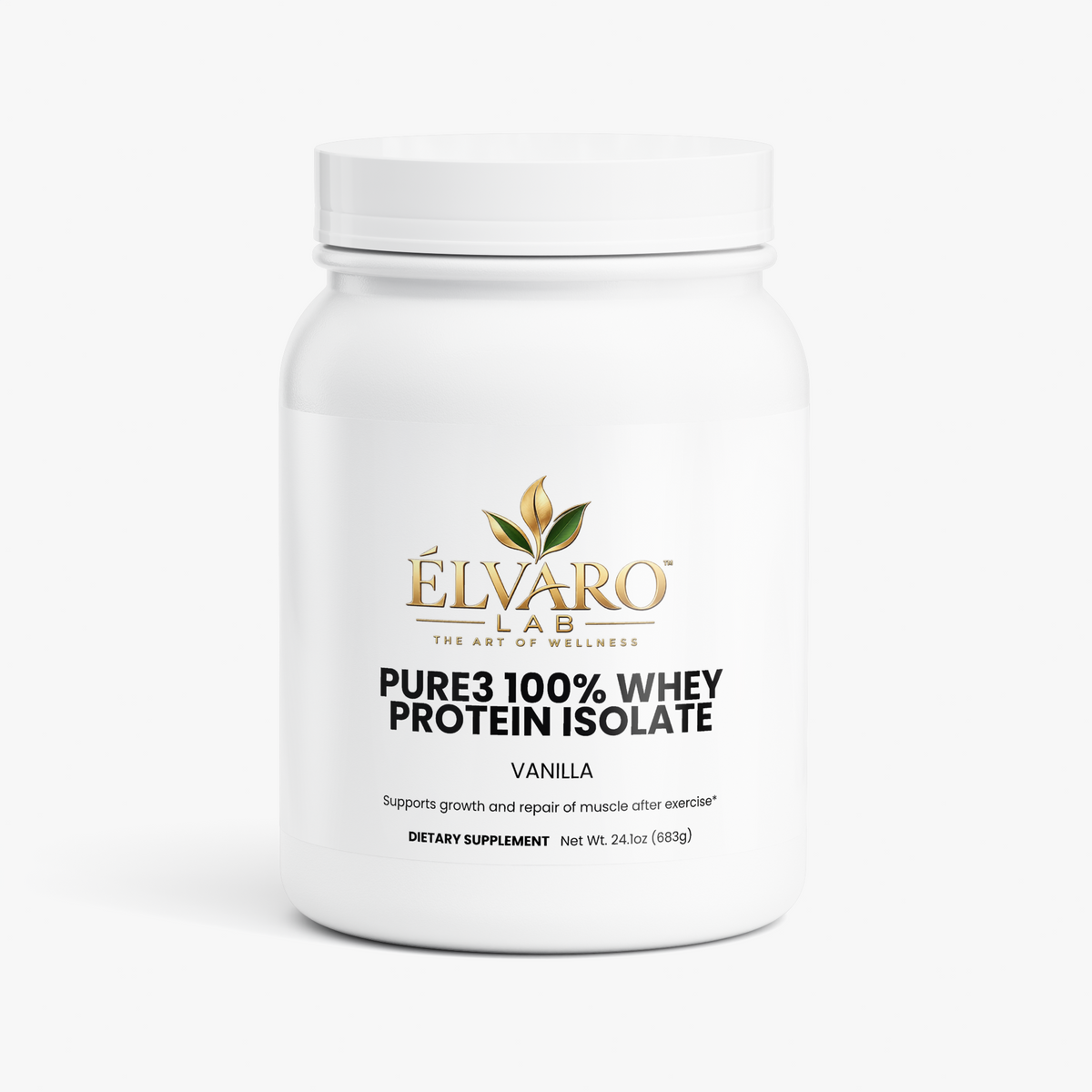Pure3 100% Whey Protein Isolate (Vanilla)