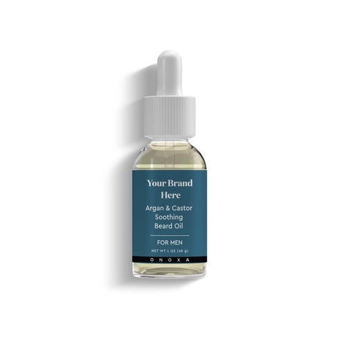 MEN'S ARGAN AND CASTOR SOOTHING BEARD OIL