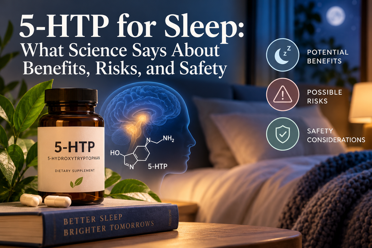 5-HTP for Sleep: What Science Says About Benefits, Risks, and Safety